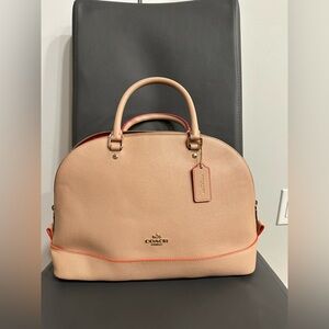 Coach Women's Peach and Coral Satchel